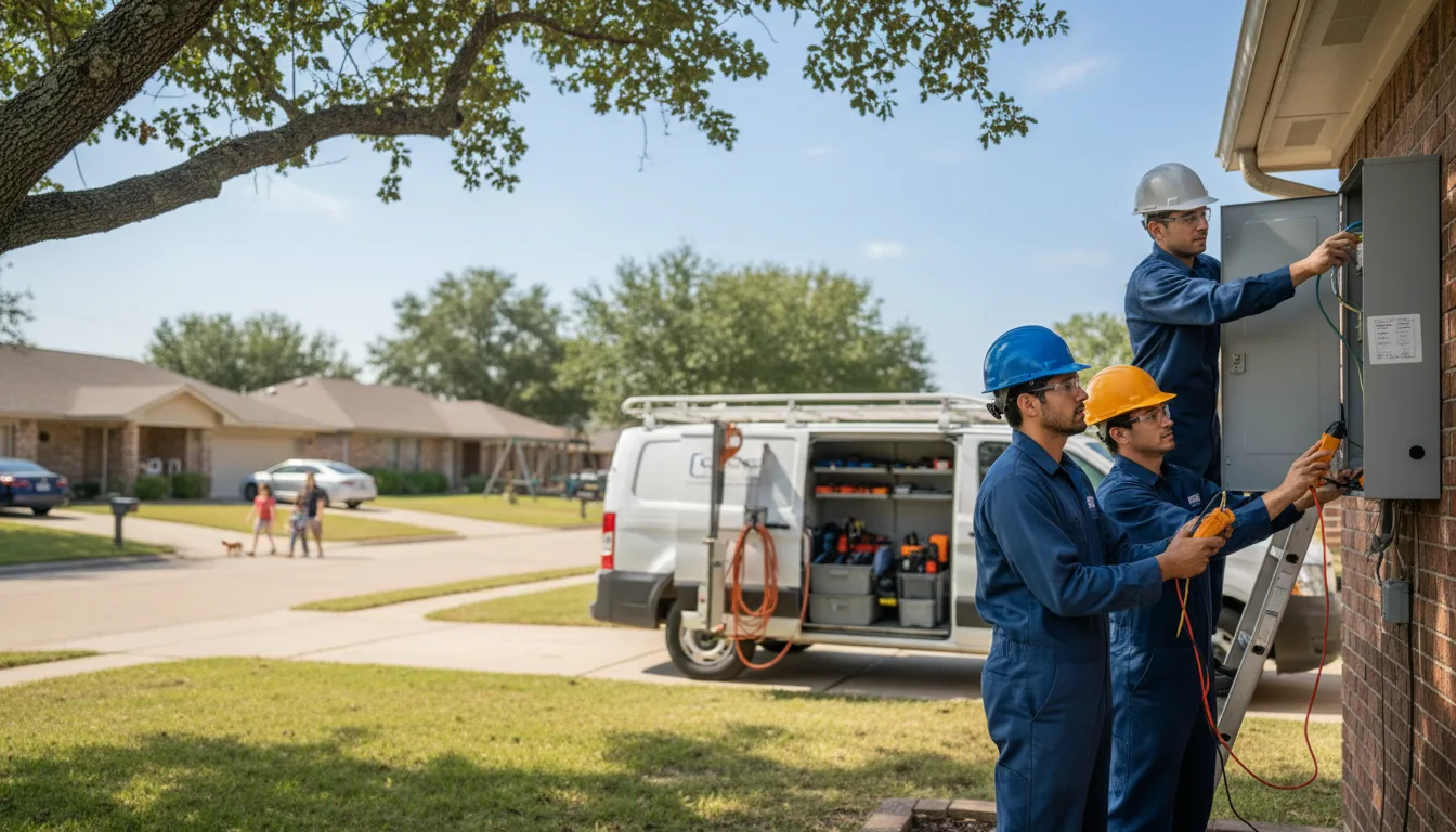 Certified electrician providing emergency electrical services in Holly, CO